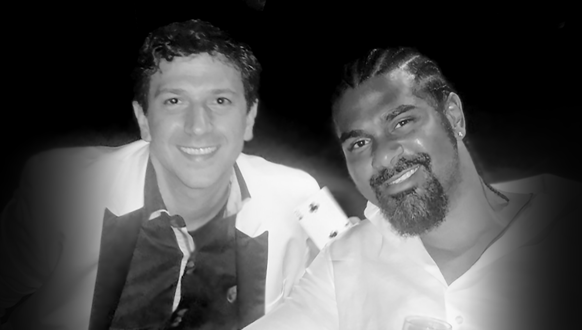 Felipe Scherson with David Haye